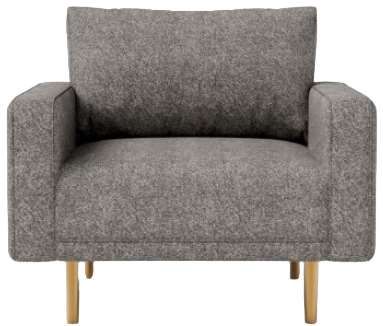 Furniture of America® Elverum Charcoal Gray Chair-1