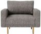 Furniture of America® Elverum Charcoal Gray Chair-1