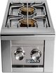 LYNX® Professional 13" Limestone Built-In Double Liquid Propane Side Burner-0