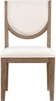 Magnussen Home® Westbourne Beige/Dark Umber Dining Side Chair Set with Upholstered Seat and Back-1