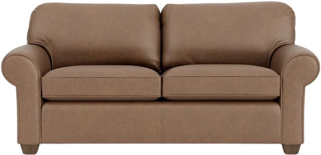 Flexsteel® Customizable Thornton Leather Two-Cushion Sofa-2