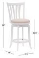 HH2 Home Savana White Swivel Counter Stool-4