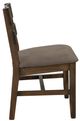 International Furniture Direct Dutton Brown Side Chair-3