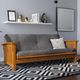 dhp furniture® Eve Gray 6" Full Futon Mattress-4