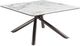 Coaster® Carvell 2-Piece Mirage White Occasional Table with Black Nickel Base Set-5