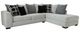 Albany Industries 2-Piece Shay Artic Right-Arm Facing Chaise Sectional-0