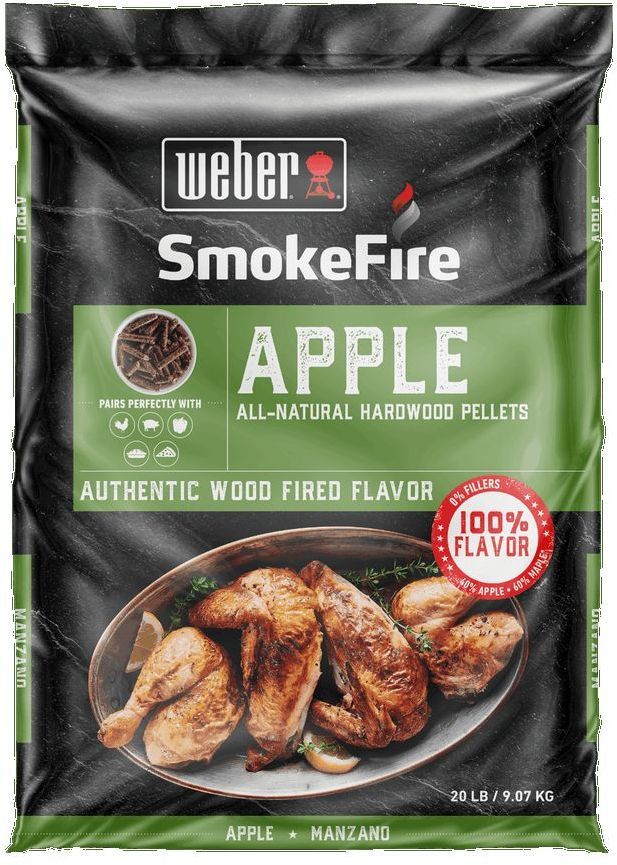 Weber® Grills® Apple All-Natural Hardwood Pellets-0