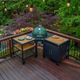 Big Green Egg Black Modular Nest Corner Unit For Large EGG-4