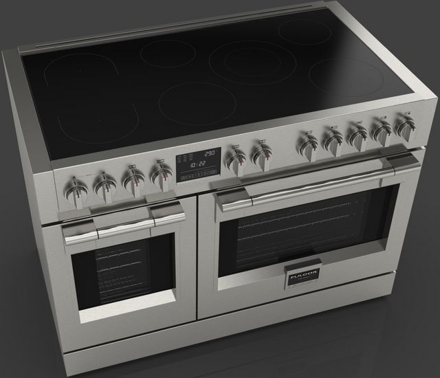 Fulgor Milano Sofia 48" Stainless Steel Pro Style Slide In Induction Range-1