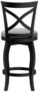 HH2 Home Ellendale Black Swivel Counter Stool-3
