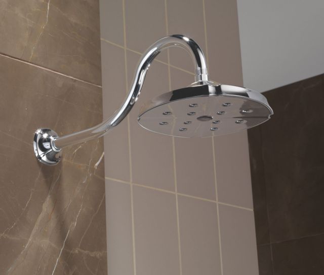 Delta Universal Showering Chrome 2.5 GPM H2Okinetic® Single-Setting Raincan Shower Head-3