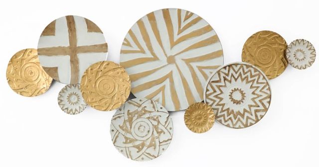 Classy Art Style 19 Gold/White Wall Decor-0