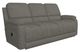 La-Z-Boy® Greyson Blue Grey Leather Manual Reclining Sofa-0