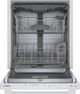 Bosch® 100 Series 24" White Top Control Built In Dishwasher-2