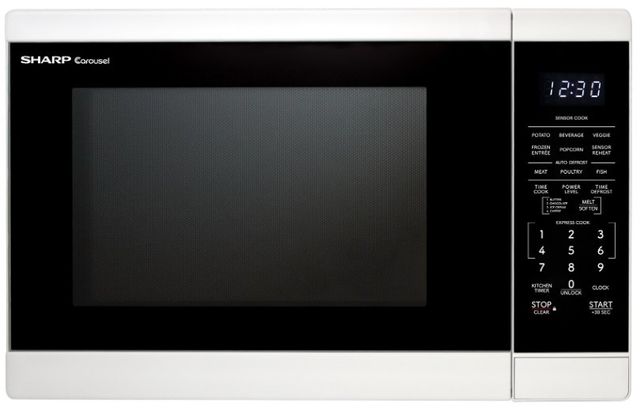 Sharp® 1.4 Cu. Ft. White Countertop Microwave-0