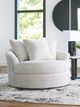Signature Design by Ashley® Cuddle Plush Arctic Swivel Accent Chair-1