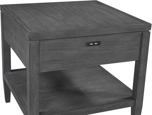 aspenhome® Preston Urbane Grey End Table-2