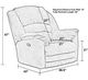 Catnapper® Rialto Steel Lay Flat Power Recliner-4