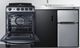 Summit® 63" Black and Stainless Steel All-In-One Kitchenette-2