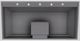 Vent-A-Hood® Designer Series 48" Gunsmoke Wall Mounted Range Hood-1