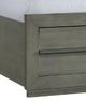 Elements International Zig Gray Queen Bed-2
