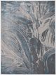 KAS Rugs Luna Blue/Silver Strokes 5'x8' Area Rug-0