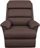 La-Z-Boy® Astor Chestnut Leather Power Rocking Recliner with Headrest-1