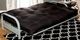 Furniture of America® Plosh Black 8" Futon Mattress with Inner Spring-0