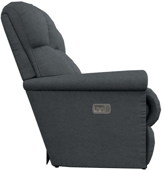 La-Z-Boy® Pinnacle Denim Power Reclining Loveseat with Headrest-2
