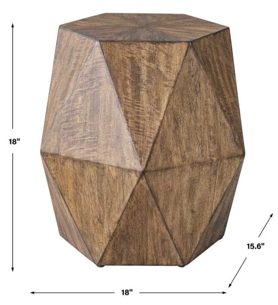 Uttermost® Volker Honey Accent Table-2