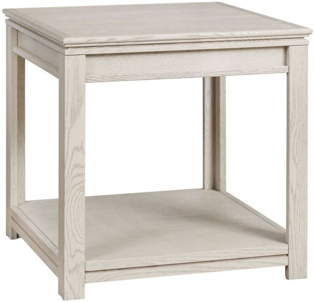 aspenhome® Sandro Brushed White End Table-0
