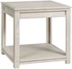 aspenhome® Sandro Brushed White End Table-0