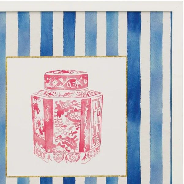 Stylecraft Chinoiserie Vase I Tamara Day for Stylecraft Wall Art-1