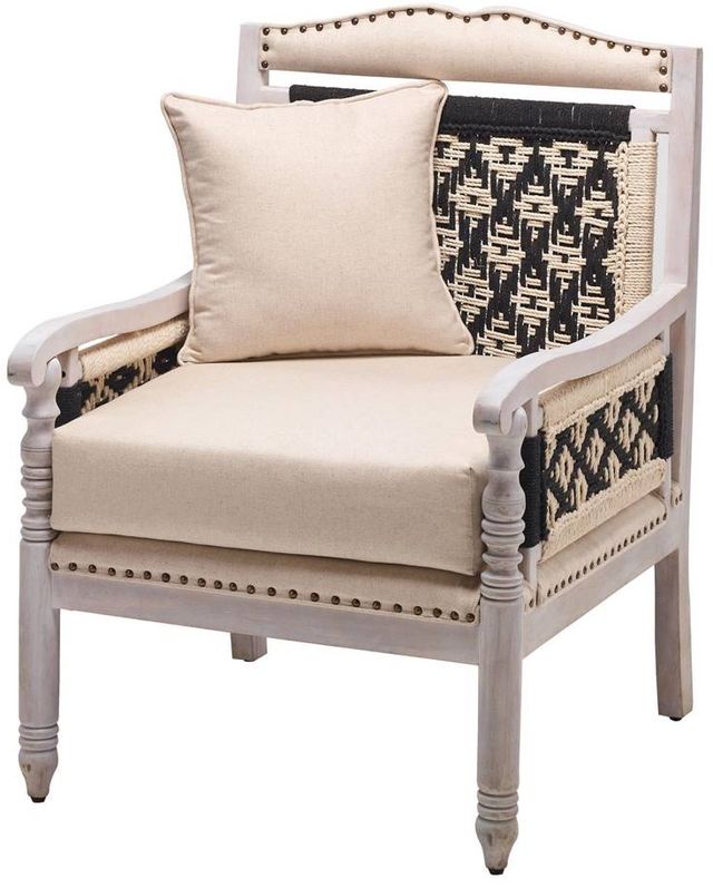 Jaipur Furniture Madeline Beige/White Wash Chair -1