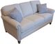 Smith Brothers 234 Brown Sofa with Pillows-0