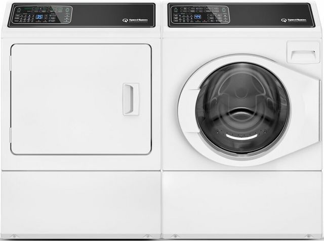 Speed Queen® White Laundry Pair-0