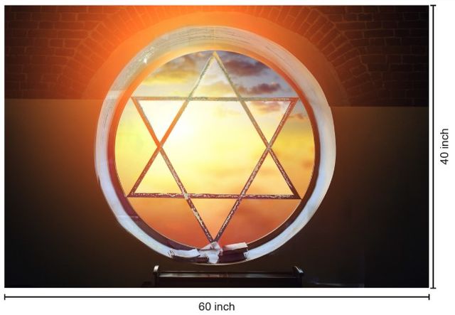 Classy Living Star of David Wall Art-2