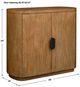 Uttermost® Newell Natural 2-Door Cabinet-2