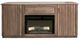 International Furniture Direct Mezquite Brown Fireplace TV Stand-1