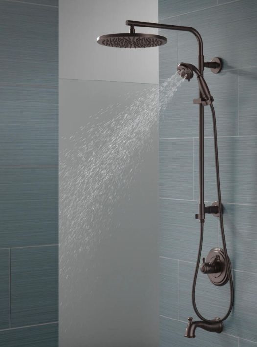 Delta Universal Showering Venetian Bronze H2Okinetic® 3-Setting Hand Shower-1