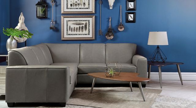 Decor-Rest® Furniture LTD Customizable 2705 2-Piece Leather L-Shape Sectional -1