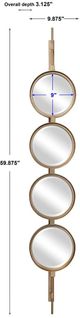 Uttermost® Button Gold Mirror-2