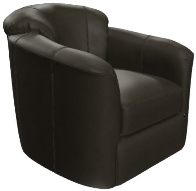 Craftmaster® Customizable CM Leather Swivel Chair-2