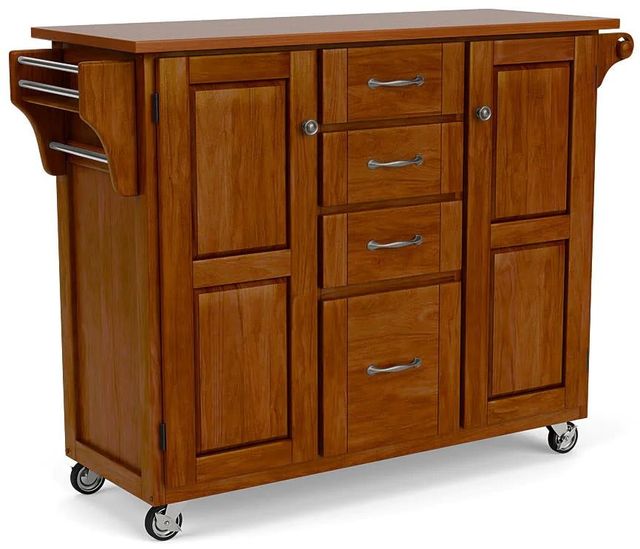 homestyles® Create-a-Cart Brown Kitchen Cart-0