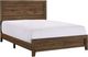 Crown Mark Millie Brown Cherry Queen Panel Bed-0