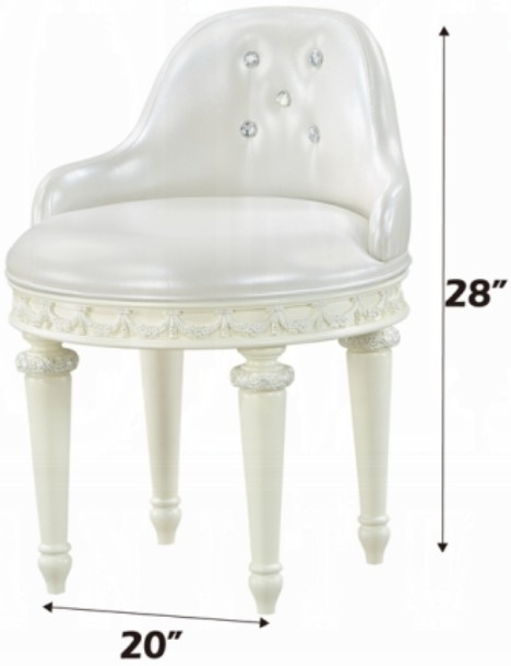 ACME Furniture Dorothy Vanity Swivel Chair
