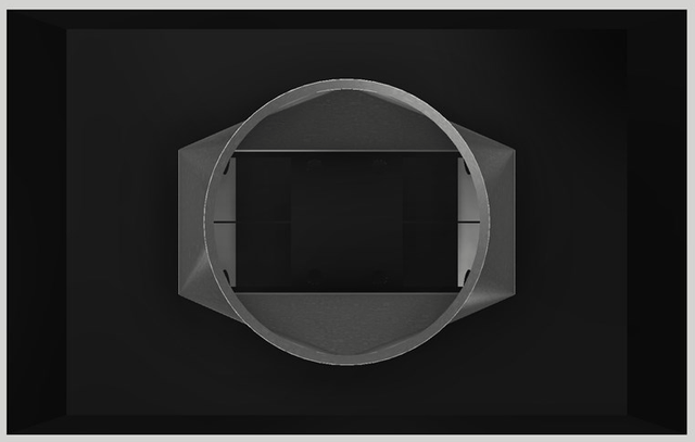 Vent-A-Hood® 48" Black Island Liner Insert-2