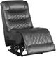 Homelegance® Putnam Gray Power Reclining Armless Chair-1