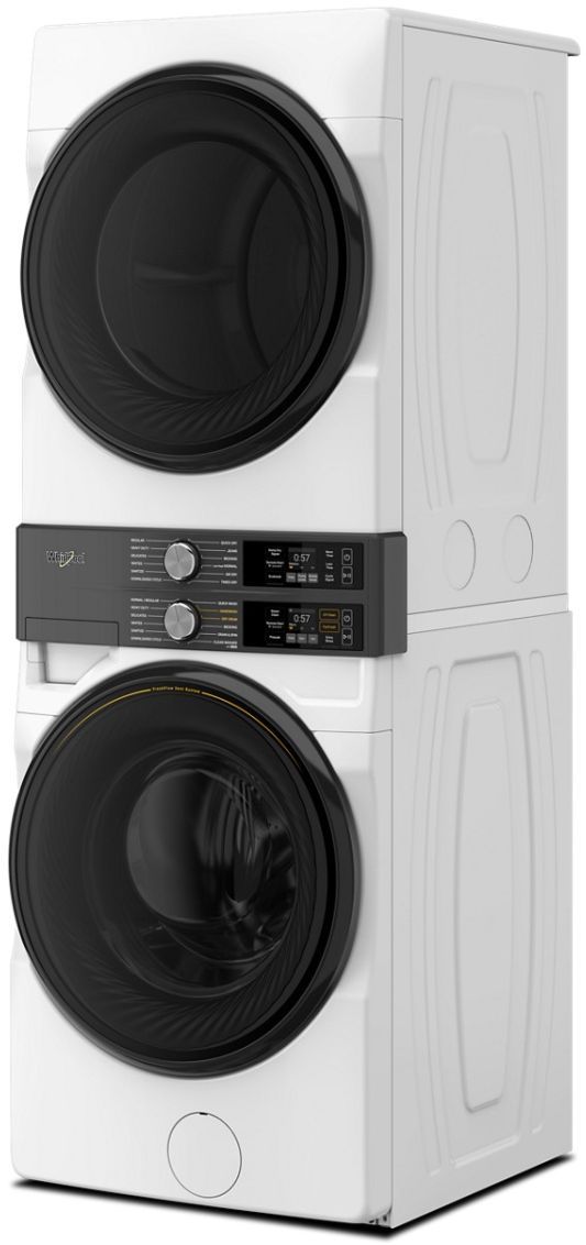Whirlpool® White Gas Laundry Center, 4.5 Cu. Ft. Washer and 7.4 Cu. Ft. Dryer Set-2