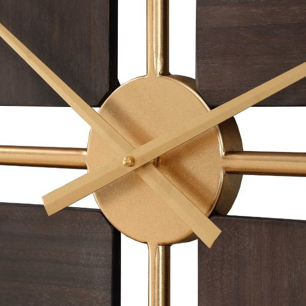 Uttermost® Walnut Elegance Brown Wall Clock-2